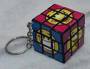 Novelty Keychain Rubiks Cube