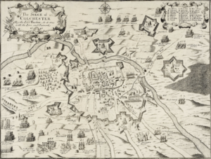 Siege of Colchester map 1648