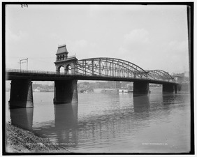 Smithfield Street Bridge, Pittsburgh, Pa. (det.4a09244)