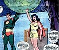 Statues of the Silver Age Jor-El and Lara
