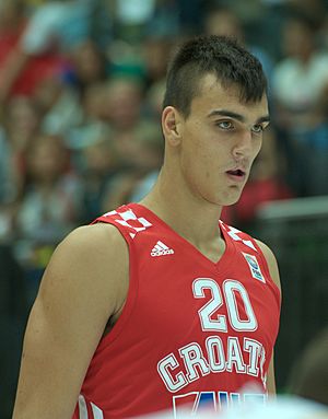 Dario Saric, Austria v Croatia