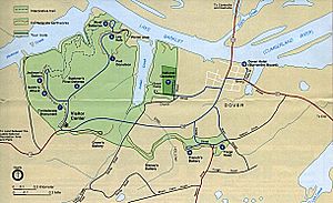 Fort donelson map