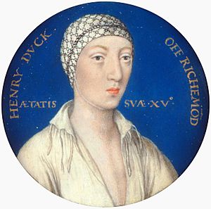 Lucas Horenbout - Henry Fitzroy, Duke of Richmond and Somerset (1519-36) - Google Art Project.jpg