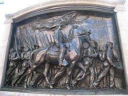 Memorial to Robert Gould Shaw and the 54th Massachusetts Volunteer Infantry Regiment, Boston