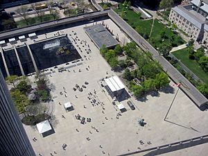 Nathan Phillips Square from above