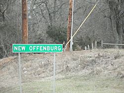 New Offenburg, Missouri sign