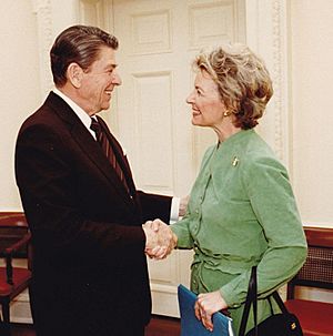 Phyllis Schlafly and Ronald Reagan-2 (cropped)
