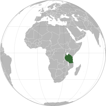 Tanzania (orthographic projection).svg