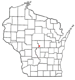 Location of Grant, Portage County, Wisconsin