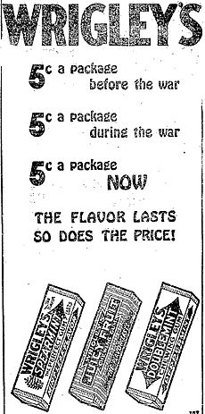 Wrigley's Gum 1920 Ad