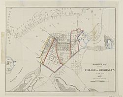 Brooklyn Museum - Hooker's Map of the Village of Brooklyn