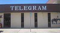 Eastland Telegram newspaper office, Eastland, TX IMG 6437