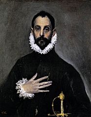 El Greco Nobleman self-portrait