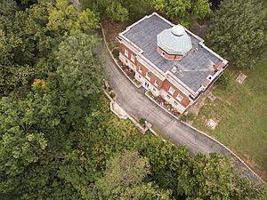 Hendricks Hall - Aerial photograph