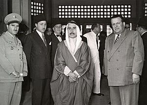 King Talal in Lebanon, 1952