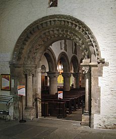 Newport Cathedral, Norman archway