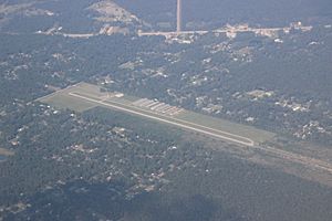 Porter Heights with North Houston Airport, looking northeastwards