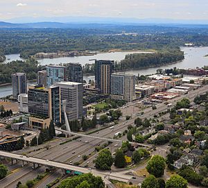 Portland Oregon South Waterfront from overhead - 2020 01.jpg
