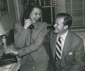 Press photo of Jane Withers and Bill Moss, 1947 (cropped)