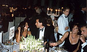 Shoshanna Lonstein Gruss and Jerry Seinfeld at the 1995 Emmy Awards