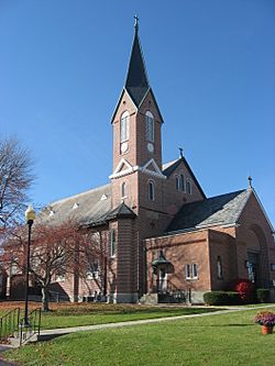 St. Remy Catholic Church, a community landmark