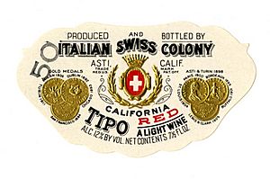 Wine label, Italian Swiss Colony, Tipo California Red.jpg