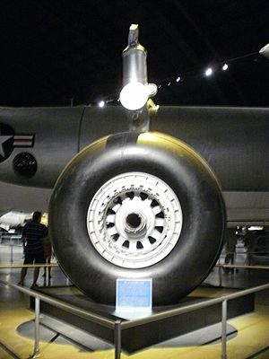 XB-36 single wheel gear