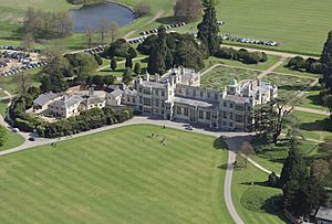 Audley End House - aerial image A (13922330685)