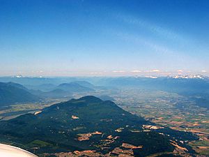 View departing Abbotsford Airport