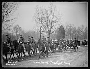General Kearney's funeral, 1912, F. Batt, 3rd F.A., Arlington Cemetery, (Virginia) LCCN2016852561