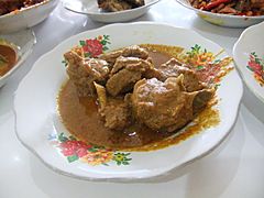 Gulai kambing masakan Padang