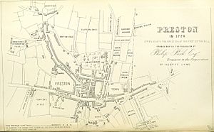 Hardwick(1857) p2.090 - Map of Preston as it was in 1774.jpg