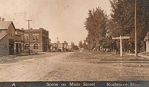 Main Street, Rushmore, MN