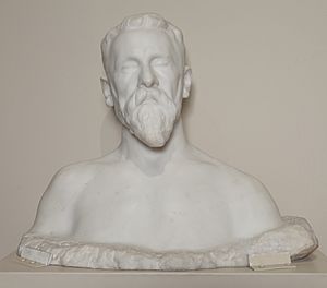 Marble Bust of Joseph Pulitzer, Sr. by Auguste Rodin
