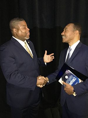 Mfume & Foward Meet for First Time at NAACP National Convention in 2017