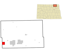 Location of Calio, North Dakota