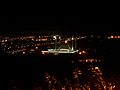 Night view of Faisal Mosque in Islamabad