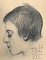 Portrait de Maurice Utrillo à 7ans par sa mère Suzanne Valadon