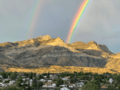 Rainbows over Helper 2021-07-20