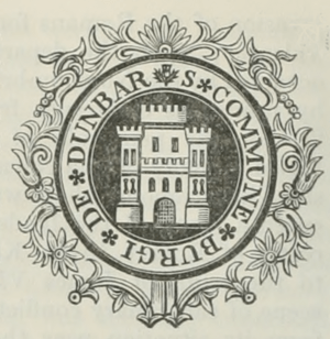 Seal of Dunbar from Samuel Lewis