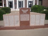 Veterans Monument, Mitchell County, TX IMG 4524