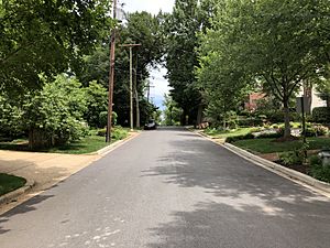 2019-06-12 11 56 44 View north along Summit Avenue at Taylor Street in Martin's Additions, Montgomery County, Maryland
