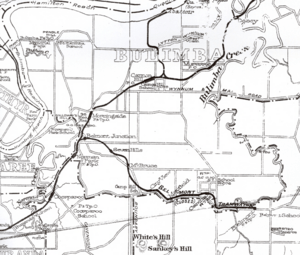 Belmont Tramway map