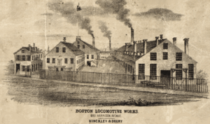 Boston Locomotive Works 1852