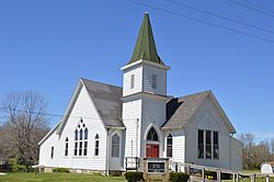 Fruitdale UMC from southeast