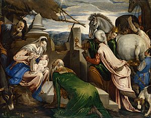Jacopo da Ponte,called Jacopo Bassano - Adoration of the Magi - Google Art Project