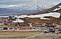 Longyearbyen Blick vom Plateau Mountain auf Longyearbyen 03