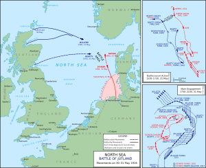 Map of the Battle of Jutland, 1916.svg