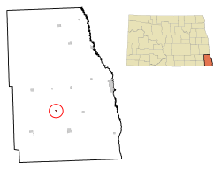 Location of Mantador, North Dakota