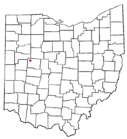 Location of Russells Point, Ohio